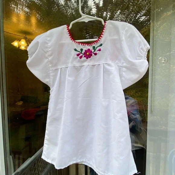 EMBROIDERED BLOUSE GIRLS - Picture 4 of 8